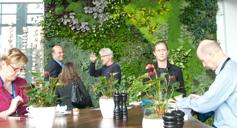 Grand Café Ventana in de RAI Amsterdam Vertical Gardens