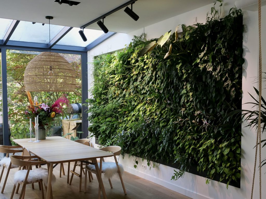 Mevrouw paus peddelen Deze levende plantenwand zorgt voor een prachtige groene keuken! - Vertical  Gardens